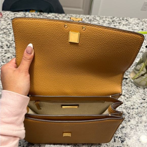 NEW Tory Burch Medium Britten Tiramisu Adjustable Shoulder - Picture 5 of 8